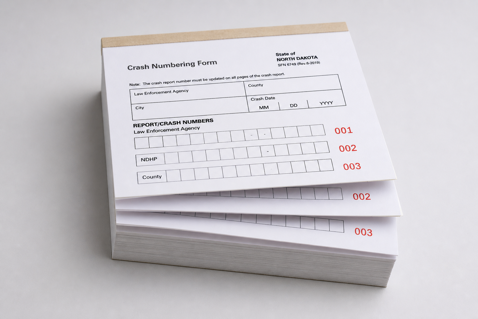 Crash Numbering